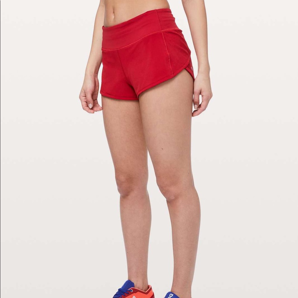 lululemon speed shorts